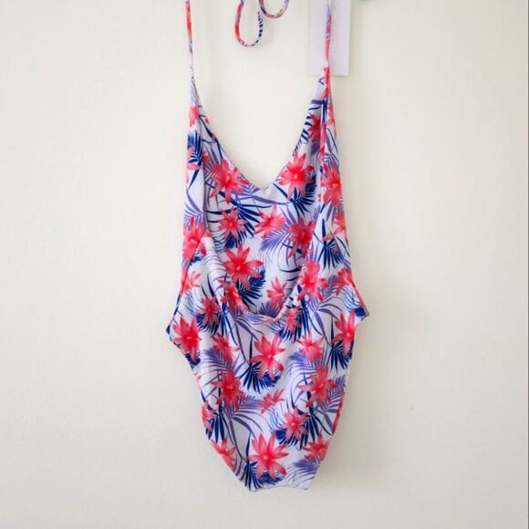 FLEUR SWIM - NWT $189 Floral One Piece Swimsuit M - Picture 7 of 10